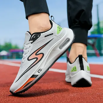 Yeni erkek spor ayakkabılar Erkekler için Sneakers Yastıklama Lüks Tenis Ayakkabıları eğitmen rahat koşu yürüyüş ayakkabısı ışık Tenis Masculino