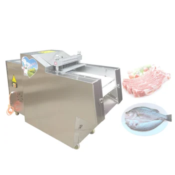 Yüksek Kapasiteli Dilimleme Makinesi Kaburga Domuz Ayakları Tavuk Ördek Balık Dilimleme Dilimleme metal kesme makinesi