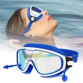 Yüzme gözlükleri Geniş Görüş dalış gözlükleri Anti-sis Su Geçirmez yüzme gözlükleri UV koruma gözlükleri Sızıntı Yok Yüzmek Gözlük