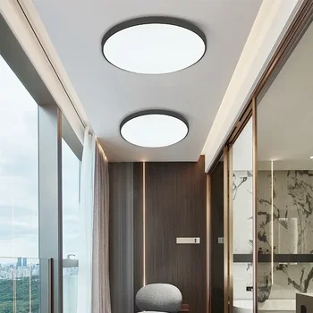 Çalışma Göz Koruması Basit Banyo Dairesel Ultra ince LED Yatak Odası Balkon Lambası Koridor Lambası Üç Önleme Tavan Lambası