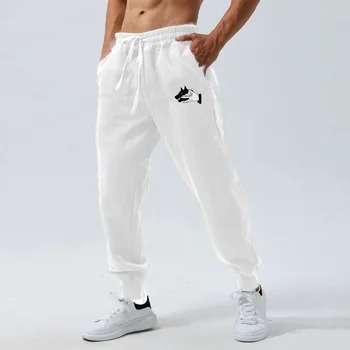 Çift rahat pantolon Spor Streetwear erkek Giyim Jogger Erkek Eşofman kadın pantolonları Sweatpants Koşu Eğitim Yastıklı