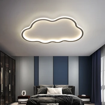 Çocuk odası bulut yatak odası ışık basit Modern beyaz romantik kız kız Internet sıcak zarif tavan lambası
