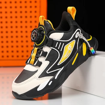 Çocuk Sneakers spor ayakkabılar Erkekler için Moda Deri Çocuk koşu ayakkabıları Rahat Rahat yürüyüş Ayakkabısı Tenis Infantil Menino