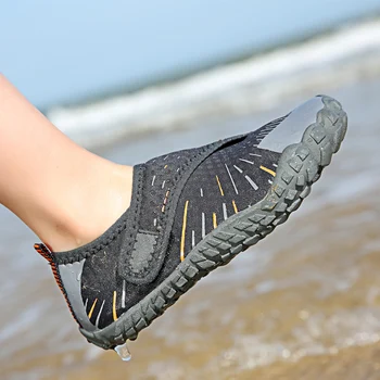 Çocuk Çabuk Kuru Rahat yürüyüş botları Nefes Sahil Açık Ayakkabı Erkek Kız Kaymaz Yalınayak Spor Su Ayakkabısı