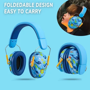 Çocuklar Gürültü önleyici kulaklıklar 25db Gürültü Azaltma kulak Muffs kulak koruyucu Ses Geçirmez Kulaklıklar Okul Çocukları için Hediyeler