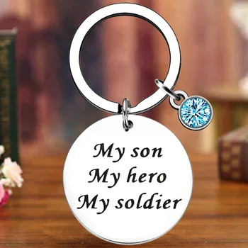 Metal Oğlum Askerim Kahramanım Anahtarlık Oğlum Anahtarlık Kolye