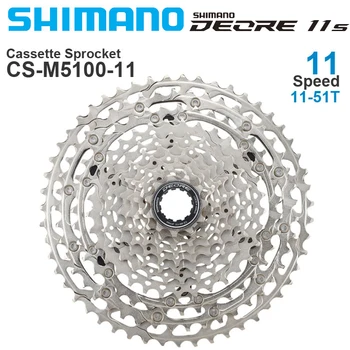 Shimano Deore CS M5100 11 Hız Kaset Dişlisi Freewheel Dağ Bisikleti MTB CS-M5100 11-51 T 11 S 42 T Bisiklet 11 V